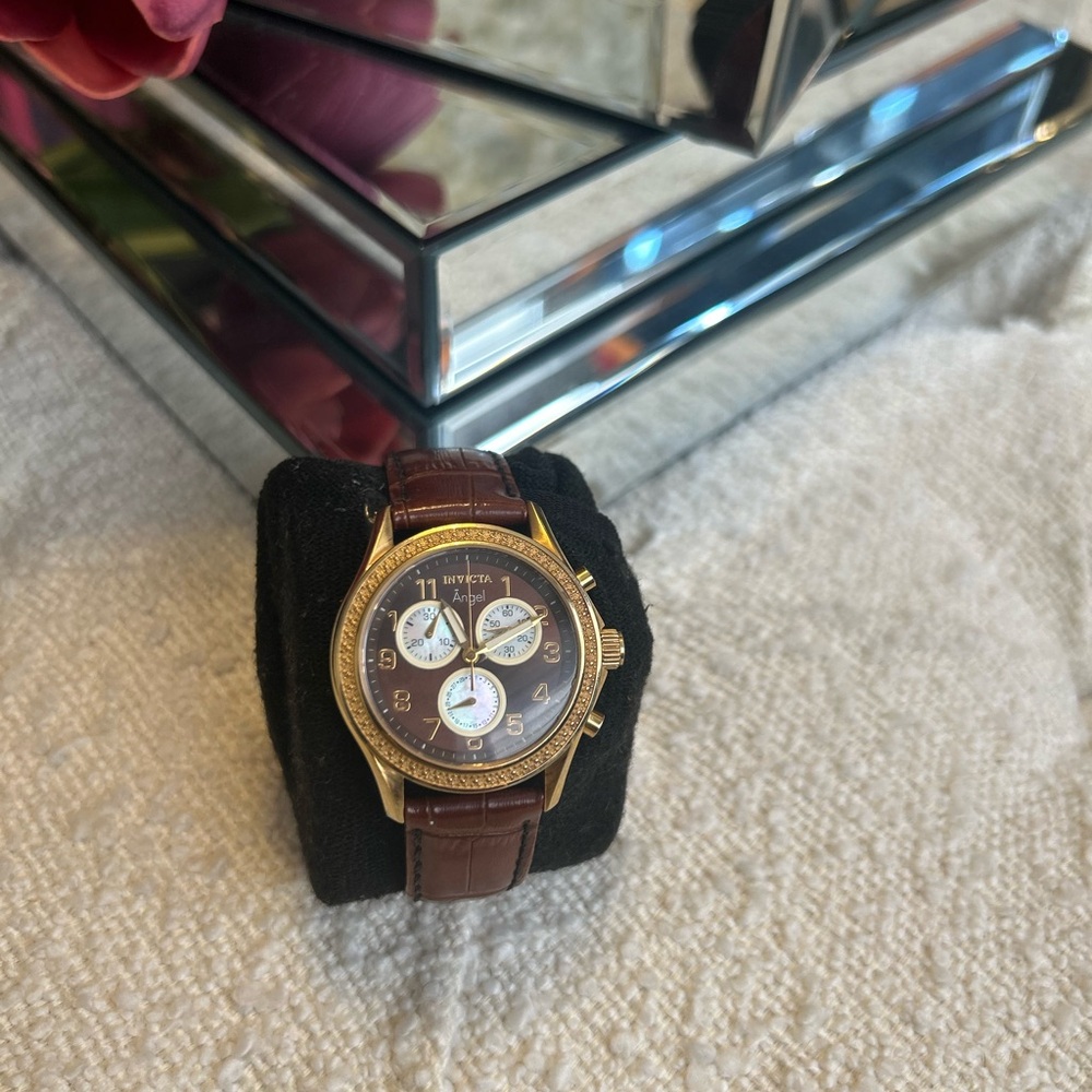 Invicta Gold and Brown Women's Watch